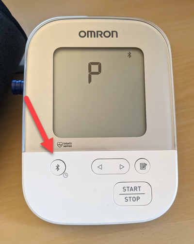 Connecting the Omron BP5250 Blood Pressure Cuff to Allie on iOS