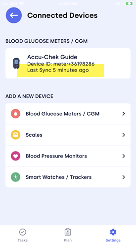 Connecting the Omron BP5250 Blood Pressure Cuff to Allie on iOS